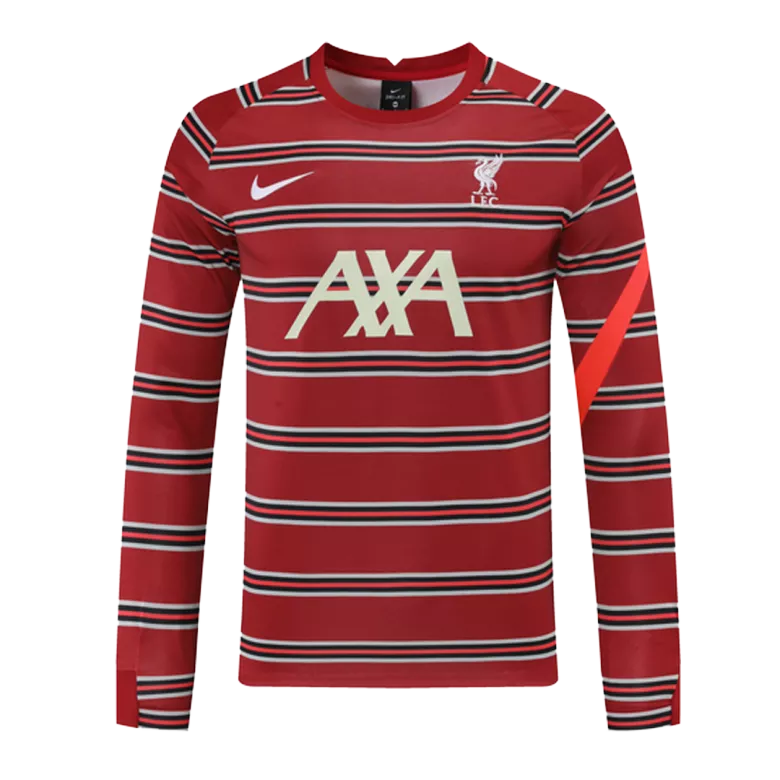 Liverpool Long Sleeve Soccer Jersey 2021/22 - vstockx