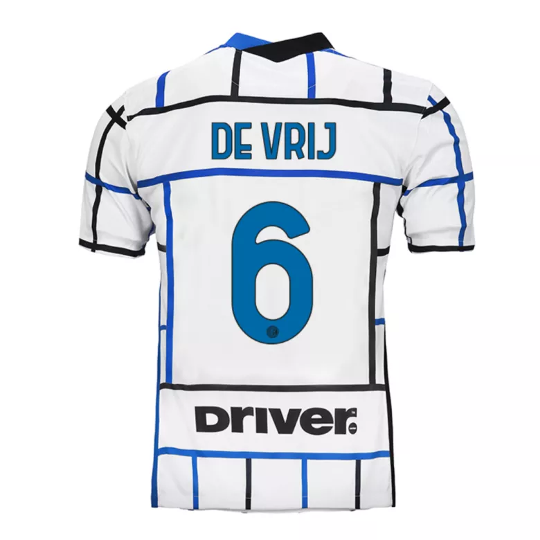 DE VRIJ #6 Inter Milan Away Soccer Jersey 2020/21 - vstockx
