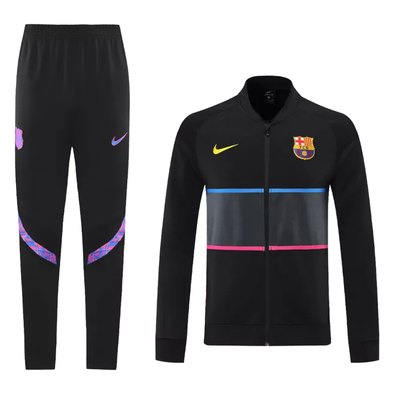 Barcelona Jacket Tracksuit 2021/22 Black - vstockx