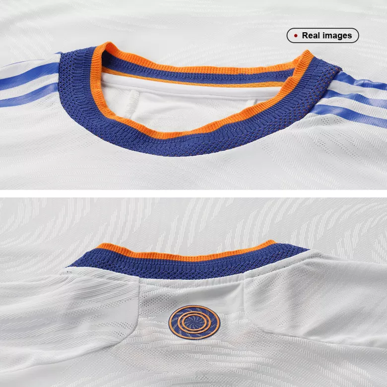Authentic Real Madrid Home Long Sleeve Soccer Jersey 2021/22 - vstockx