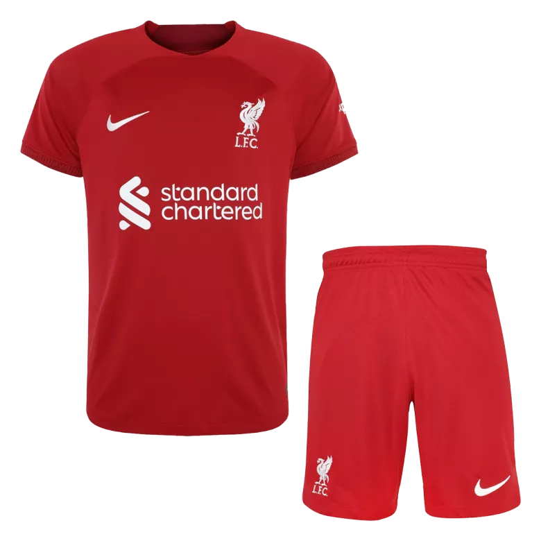 Liverpool Home Kids Soccer Jerseys Full Kit 2022/23 - vstockx