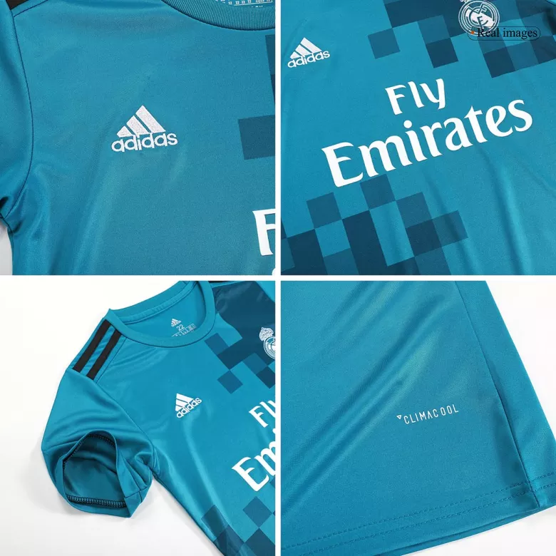 Real Madrid Third Away Kids Soccer Jerseys Kit 2017/18 - vstockx