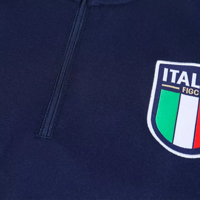 Italy 1/4 Zip Tracksuit 2023/24 Kids Navy - vstockx