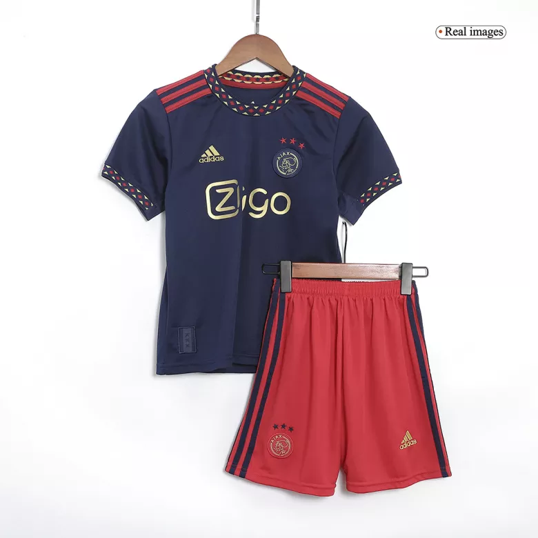 Ajax Away Kids Jerseys Kit 2022/23 - vstockx