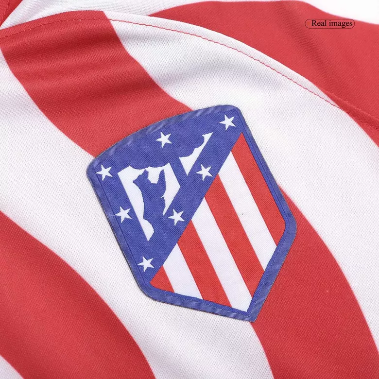 Atletico Madrid Home Long Sleeve Soccer Jersey 2022/23 - vstockx