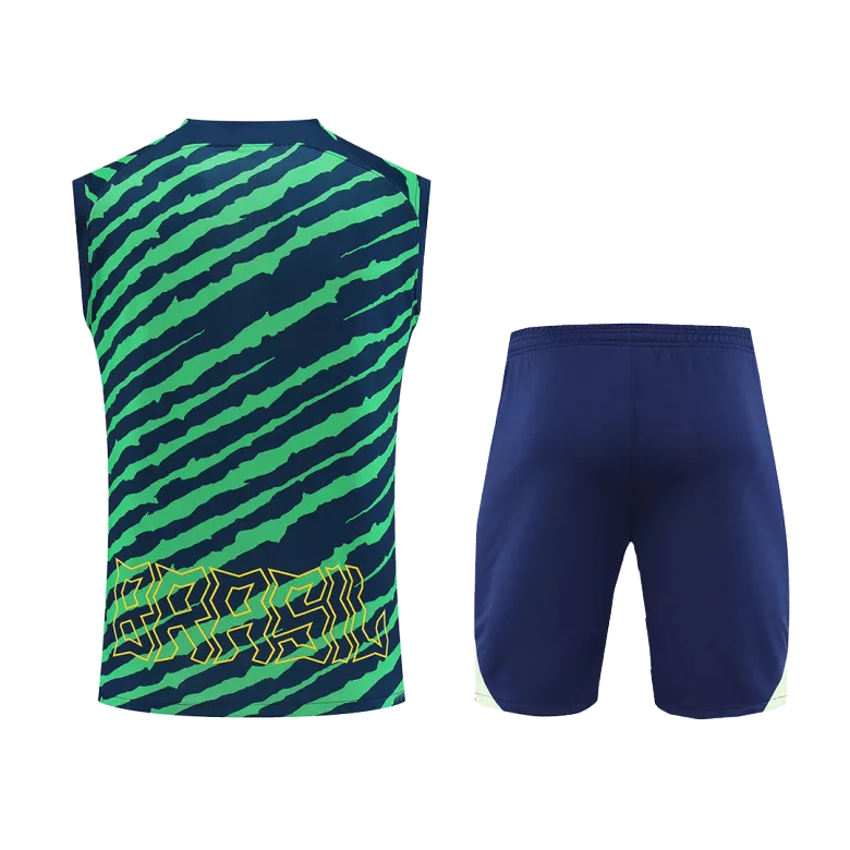 Brazil Jerseys Sleeveless Training Kit 2022 - vstockx