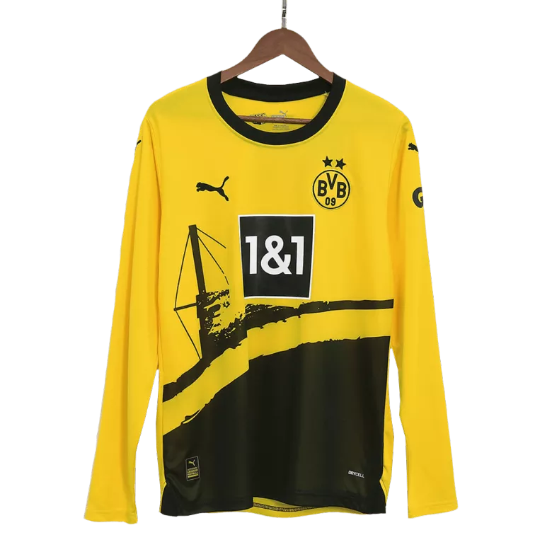 Borussia Dortmund Home Long Sleeve Soccer Jersey 2023/24 - vstockx