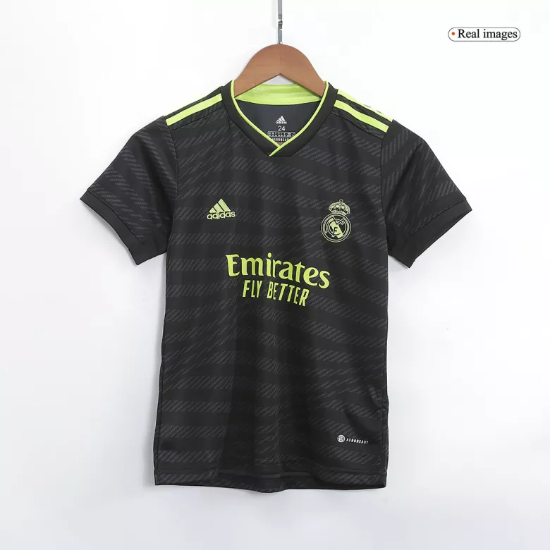 ALABA #4 Real Madrid Third Away Kids Jerseys Kit 2022/23 - vstockx