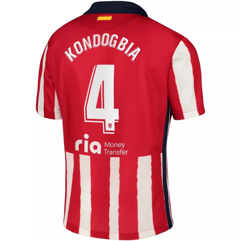 KONDOGBIA #4 Atletico Madrid Home Soccer Jersey 2020/21 - vstockx