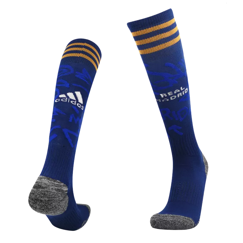 Real Madrid Away Soccer Socks 2021/22 Kids - vstockx