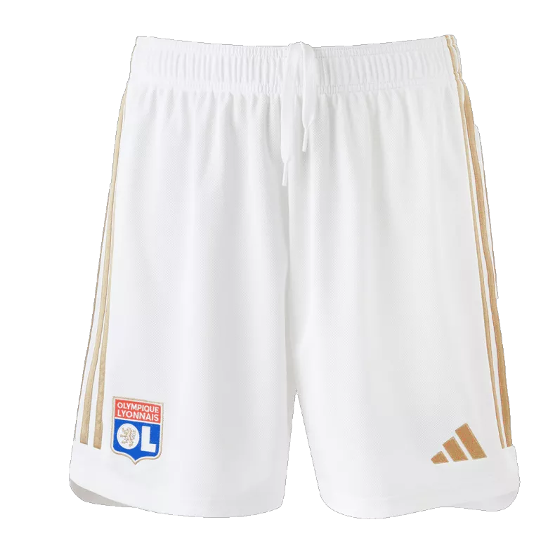 Olympique Lyonnais Home Authentic Soccer Shorts 2023/24 - vstockx