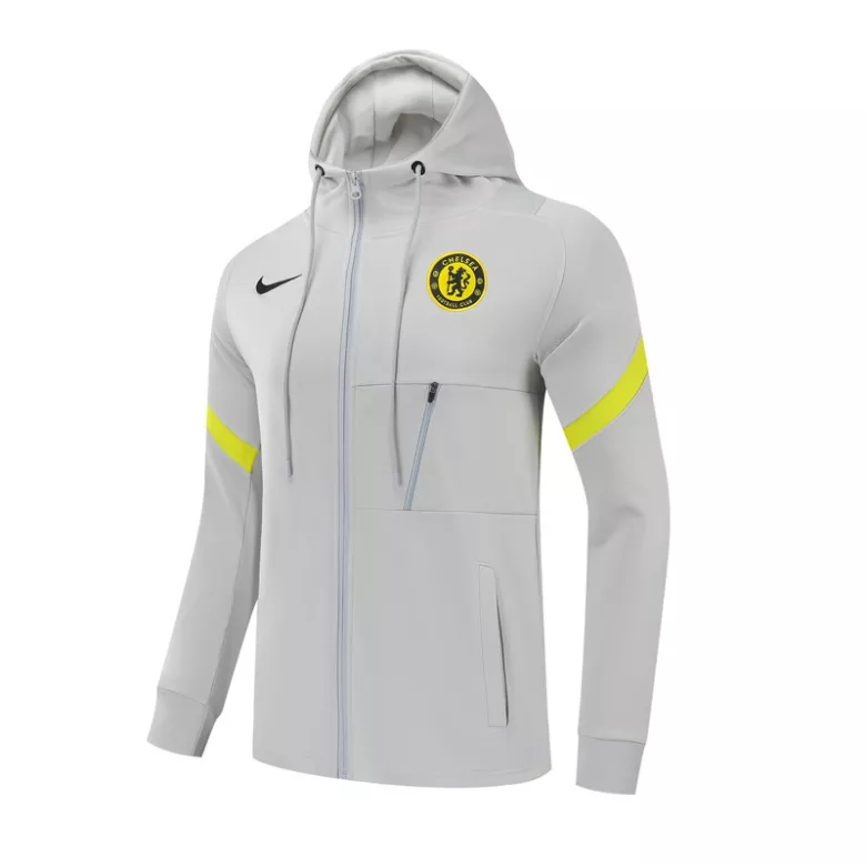 Chelsea Hoodie Tracksuit 2021/22 Kids Gray - vstockx