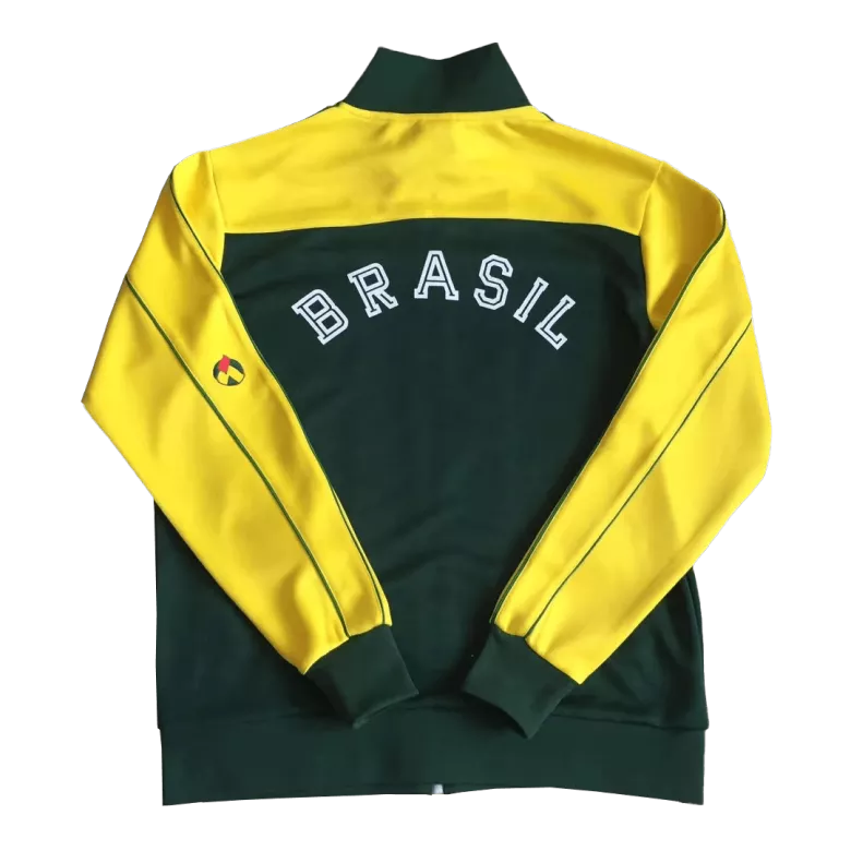 Vintage Brazil Track Jacket 1982 - Green&Yellow - vstockx
