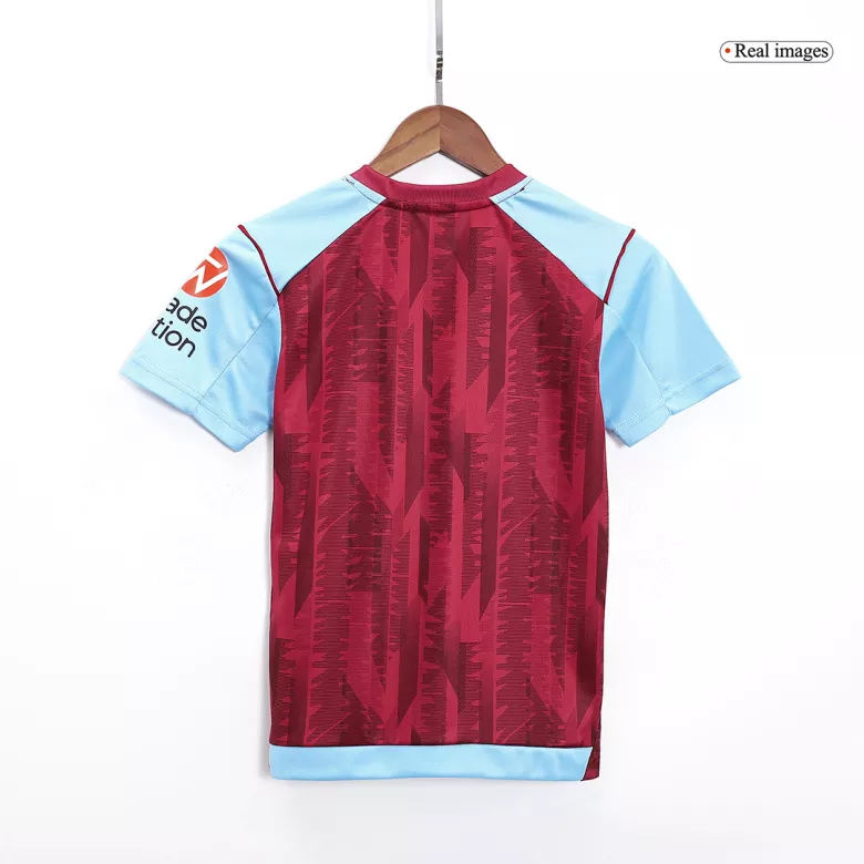 Aston Villa Home Kids Soccer Jerseys Kit 2023/24 - vstockx