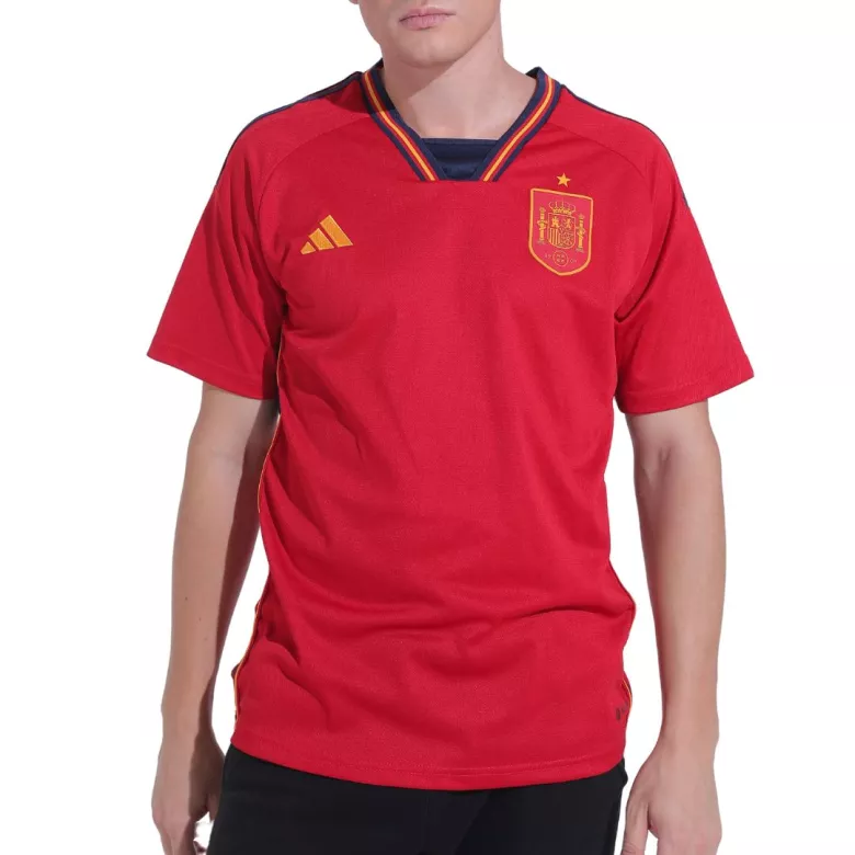 Spain Home Soccer Jersey 2022 - vstockx