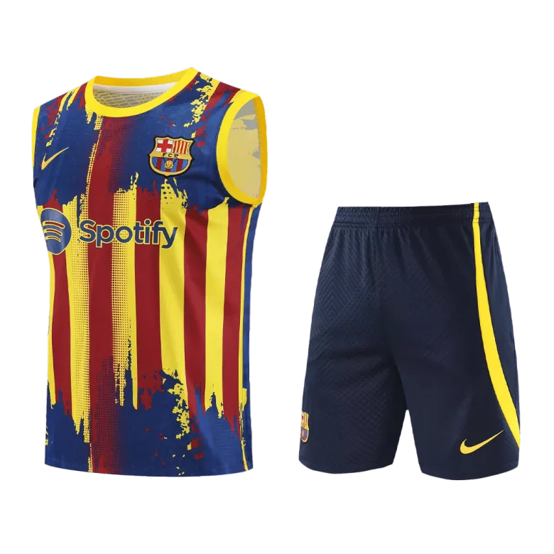Barcelona Jerseys Sleeveless Training Kit 2023/24 - vstockx