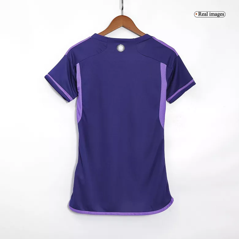 Women's MESSI #10 Argentina Three Stars Away Jersey 2022 - vstockx