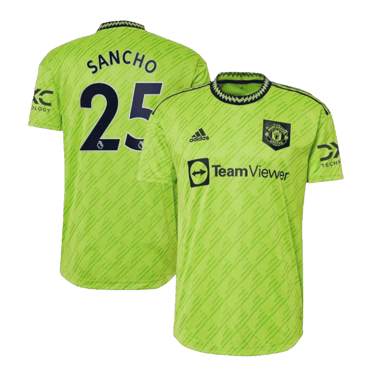 SANCHO #25 Manchester United Third Away Authentic Jersey 2022/23 - vstockx