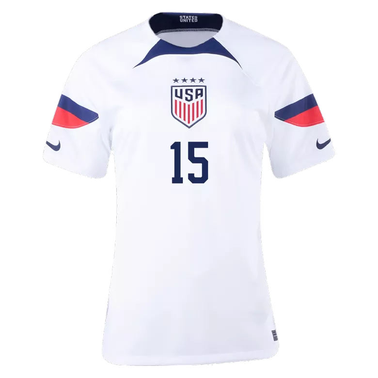 RAPINOE #15 USA Home Jersey World Cup 2022 Women - vstockx