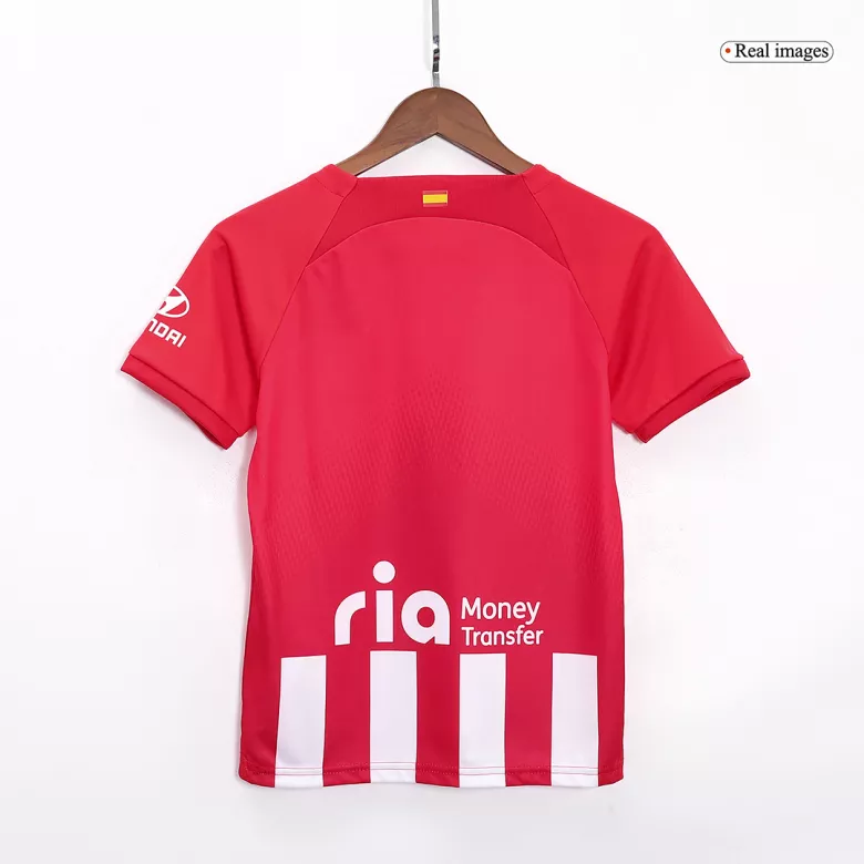 Atletico Madrid Home Kids Soccer Jerseys Kit 2023/24 - vstockx