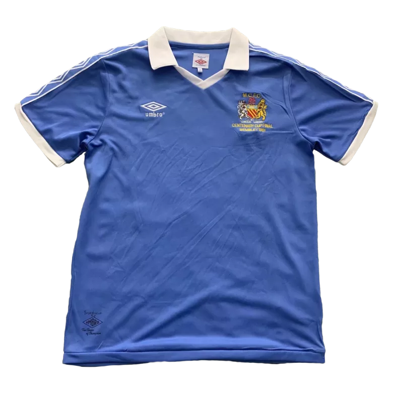 Vintage Soccer Jersey Manchester City Home 1981/82 - vstockx
