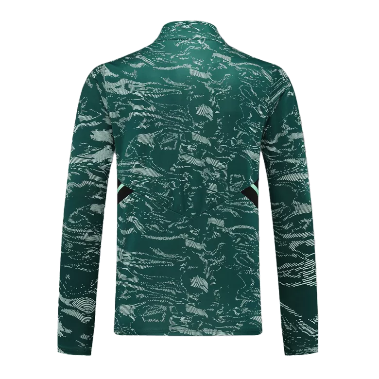 Real Madrid 1/4 Zip Tracksuit 2022/23 Green - vstockx