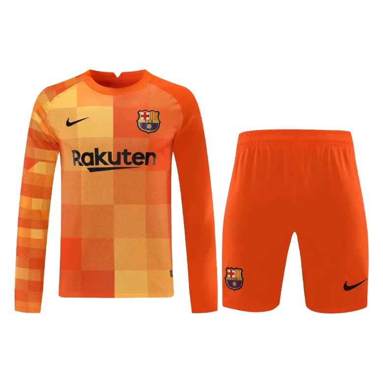 Barcelona Goalkeeper Long Sleeve Jerseys Kit 2021/22 - vstockx