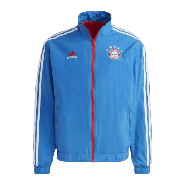Bayern Munich Reversible Anthem Jacket 2022/23 - Blue - vstockx