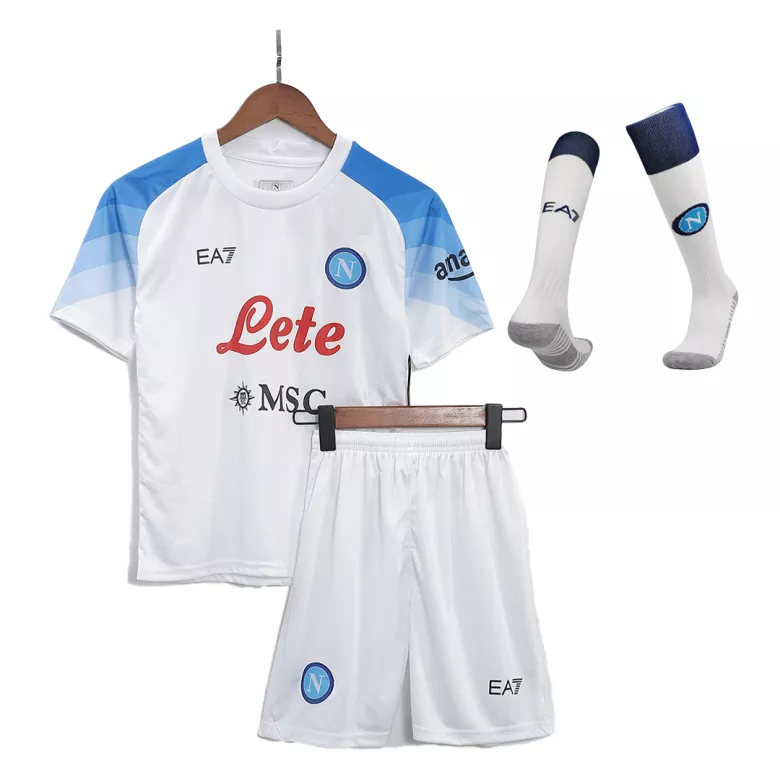 Napoli Away Kids Jerseys Full Kit 2022/23 - vstockx