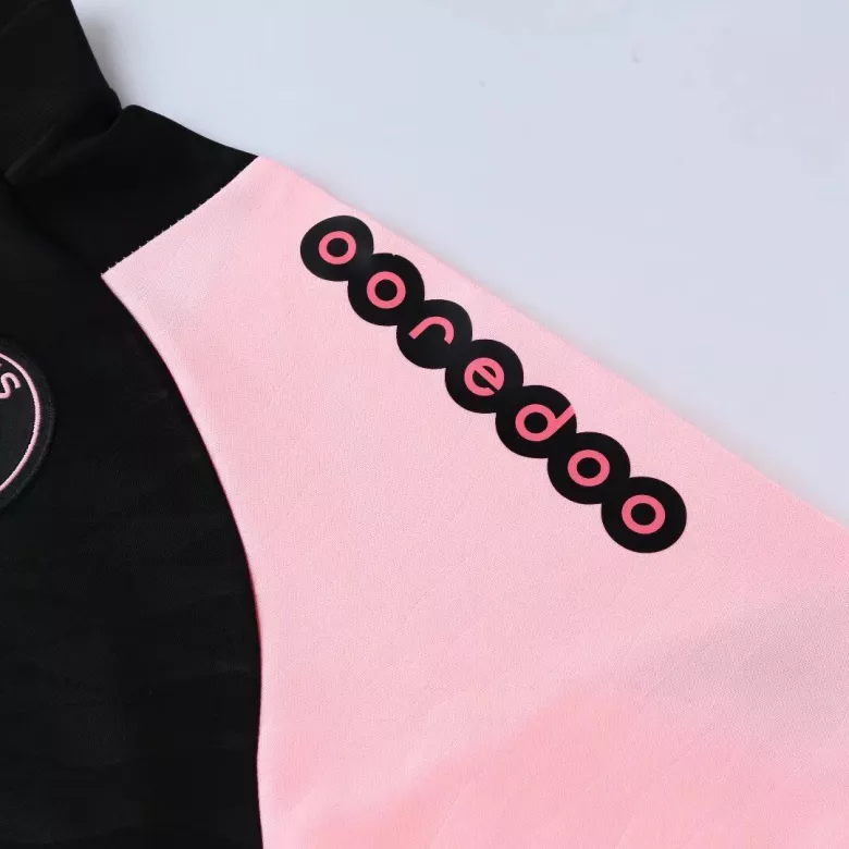 PSG 1/4 Zip Tracksuit 2021/22 Black&Pink - vstockx