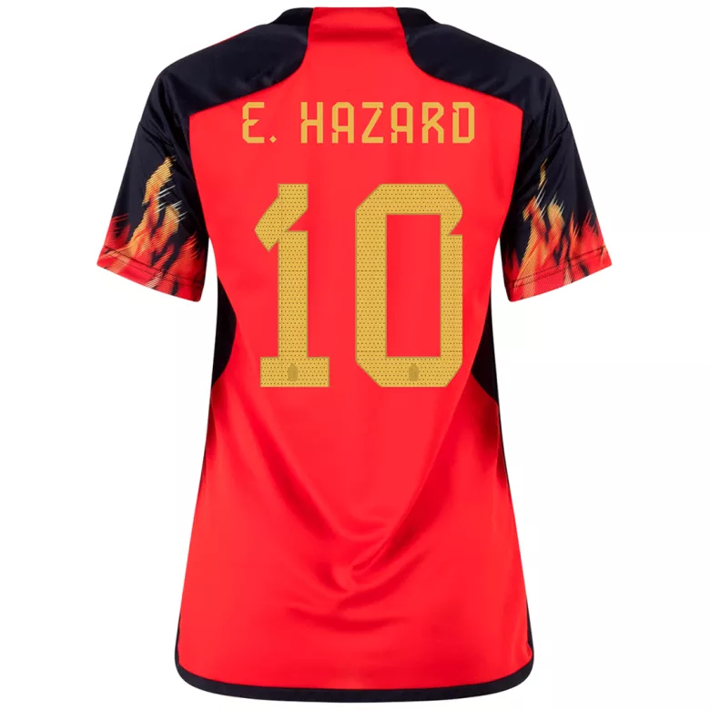 E. HAZARD #10 Belgium Home Jersey World Cup 2022 Women - vstockx