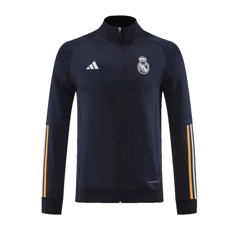 Real Madrid Jacket Tracksuit 2023/24 Navy - vstockx