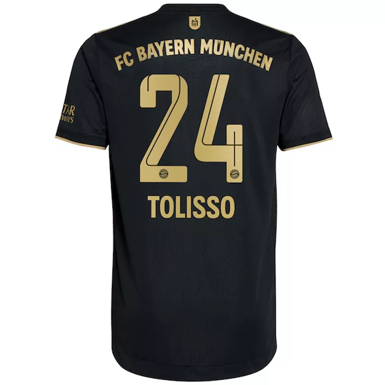 TOLISSO #24 Bayern Munich Away Soccer Jersey 2021/22 - vstockx