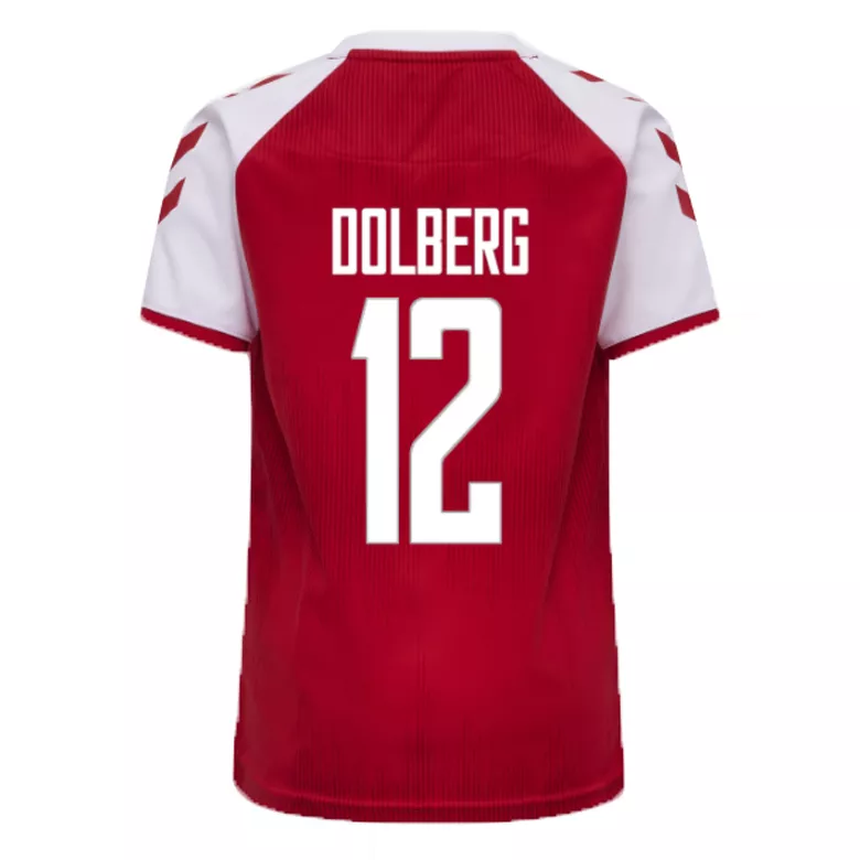 DOLBERG #12 Denmark Home Soccer Jersey 2021 - vstockx