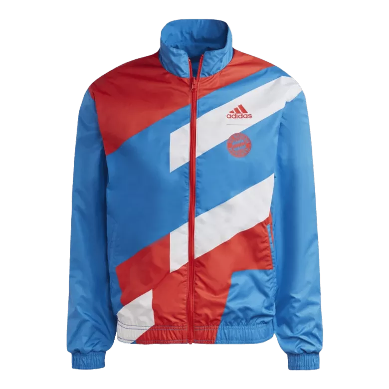 Bayern Munich Reversible Anthem Jacket 2022/23 - Blue - vstockx