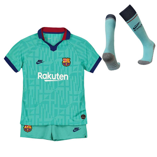 Barcelona Third Away Kids Soccer Jerseys Kit 2019/20              �� - vstockx