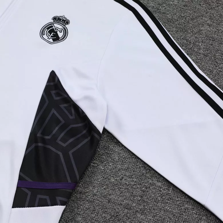 Real Madrid 1/4 Zip Tracksuit 2022/23 White - vstockx