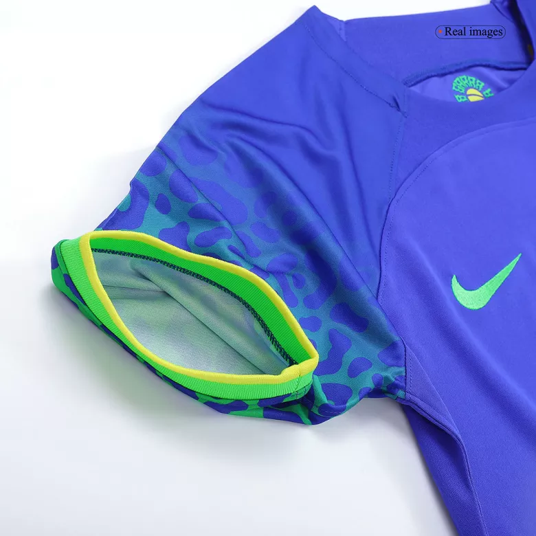 Brazil Away Soccer Jersey 2022 - vstockx