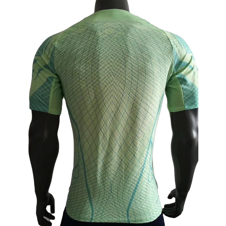 Brazil Pre-Match Authentic Soccer Jersey 2022 - vstockx