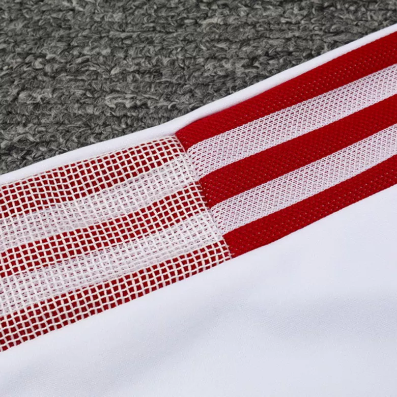 Olympique Lyonnais 1/4 Zip Tracksuit 2021/22 Kids White - vstockx