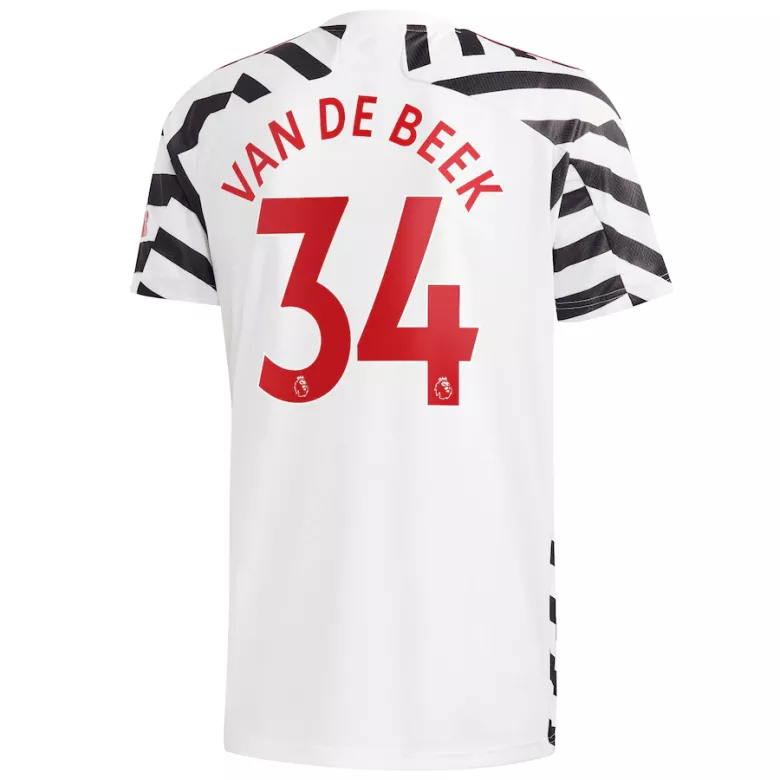 VAN DE BEEK #34 Manchester United Third Away Soccer Jersey 2020/21 - vstockx