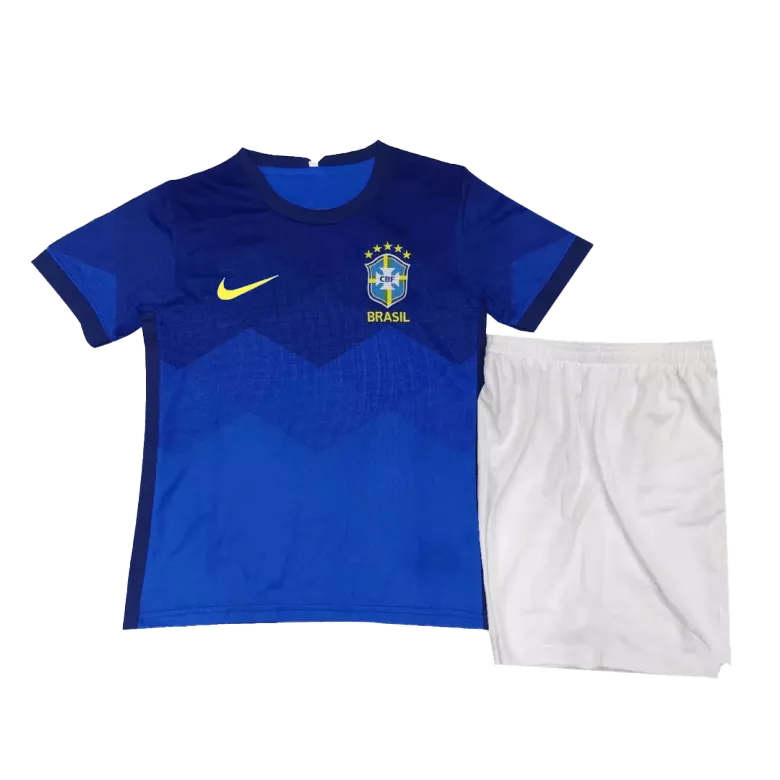Brazil Away Kids Soccer Jerseys Kit 2021              �� - vstockx