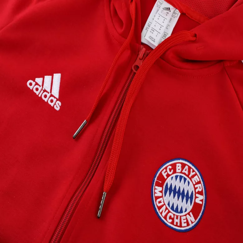 Bayern Munich Hoodie Tracksuit 2022/23 Red - vstockx