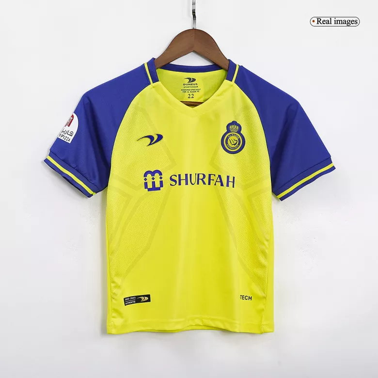Al Nassr Home Kids Jerseys Kit 2022/23 - vstockx