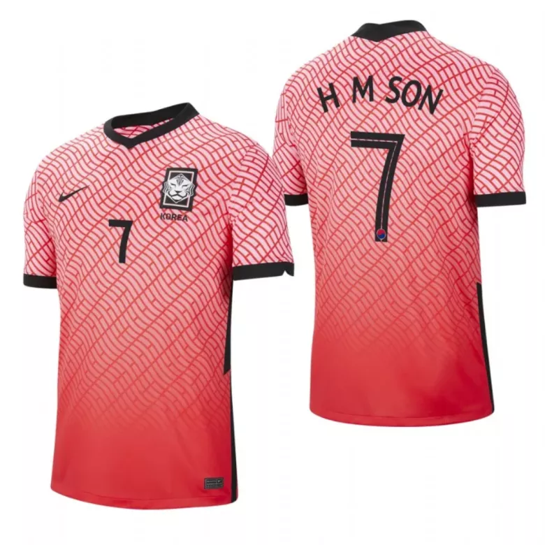 Son Heung Min #7 South Korea Home Soccer Jersey 2020 - vstockx