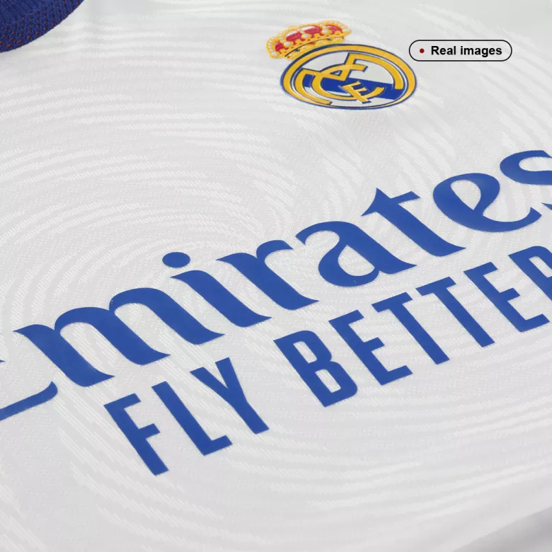 Authentic Real Madrid Home Long Sleeve Soccer Jersey 2021/22 - vstockx