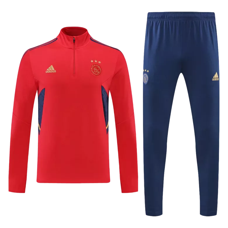 Ajax 1/4 Zip Tracksuit 2022/23 Red - vstockx