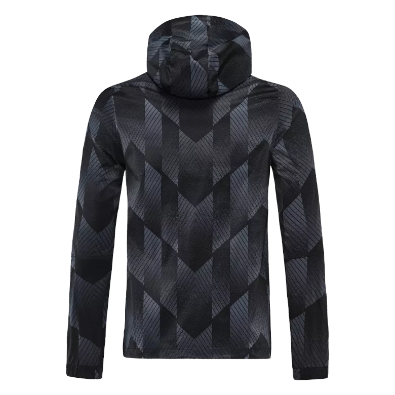 Manchester United Hoodie Hoodie Jacket 2021/22 Black - vstockx