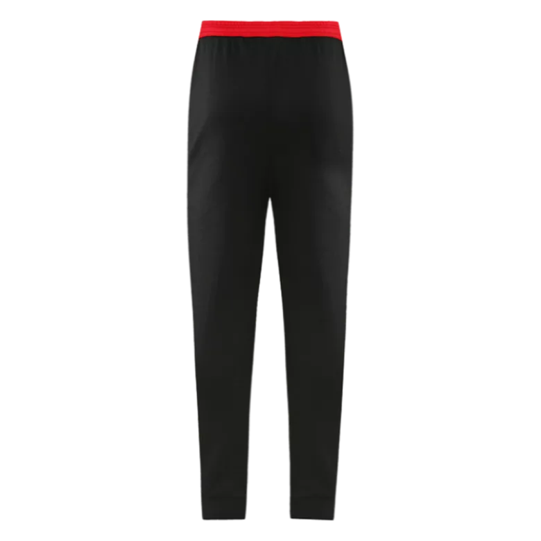 Manchester United Hoodie Jacket Tracksuit 2021/22 Black - vstockx