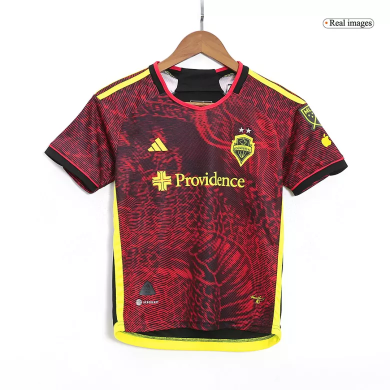 Seattle Sounders Away Kids Jerseys Kit 2023 - vstockx